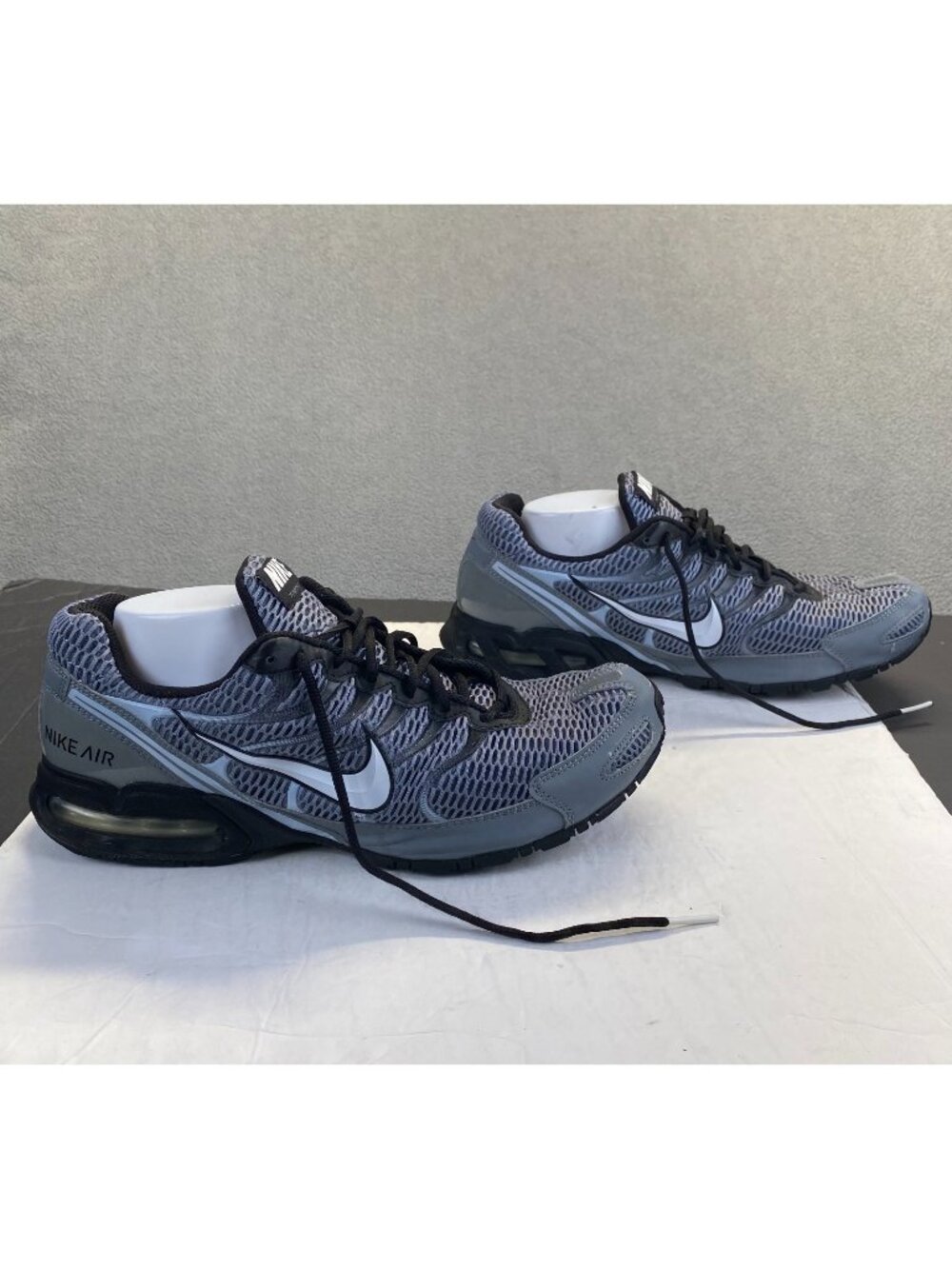 NIke Air Max Torch 4 Cool Grey Mens Size 14 White Black Pure Platinum 343846 012
